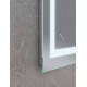 Дзеркало Mixxus WARM MR02-80x80 з Led Touch, Anti-fog, димером, регулятором яскравості, годинником