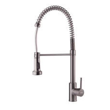 Змішувач для кухні з виливом пружина Mixxus Premium SPRING 017 GRAPHITE (MI6952)