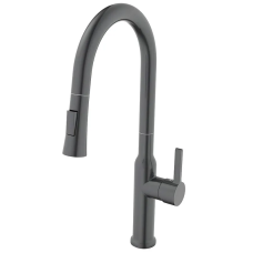 Змішувач для кухні з висувним виливом Mixxus Premium PULL 014 GRAPHITE (MI6959)