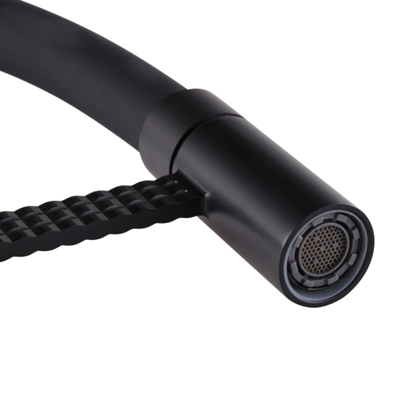 Змішувач для кухні Mixxus Premium Oliwer 017 BLACK REFL.BLACK (MI6966)