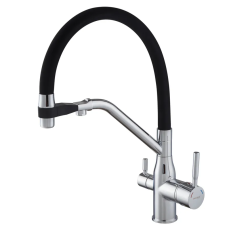 Змішувач для кухні MixxusPremium Gravity 021 REFL.BLACK (MI6977)