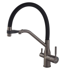 Змішувач для кухні MixxusPremium Gravity 021 GRAPHITE REFL.BLACK (MI6979)