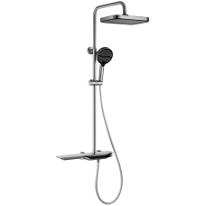 Душова колона з термостатичним змішувачем MIXXUS PREMIUM SPACE-009-J CHROME з кнопковим перемикачем