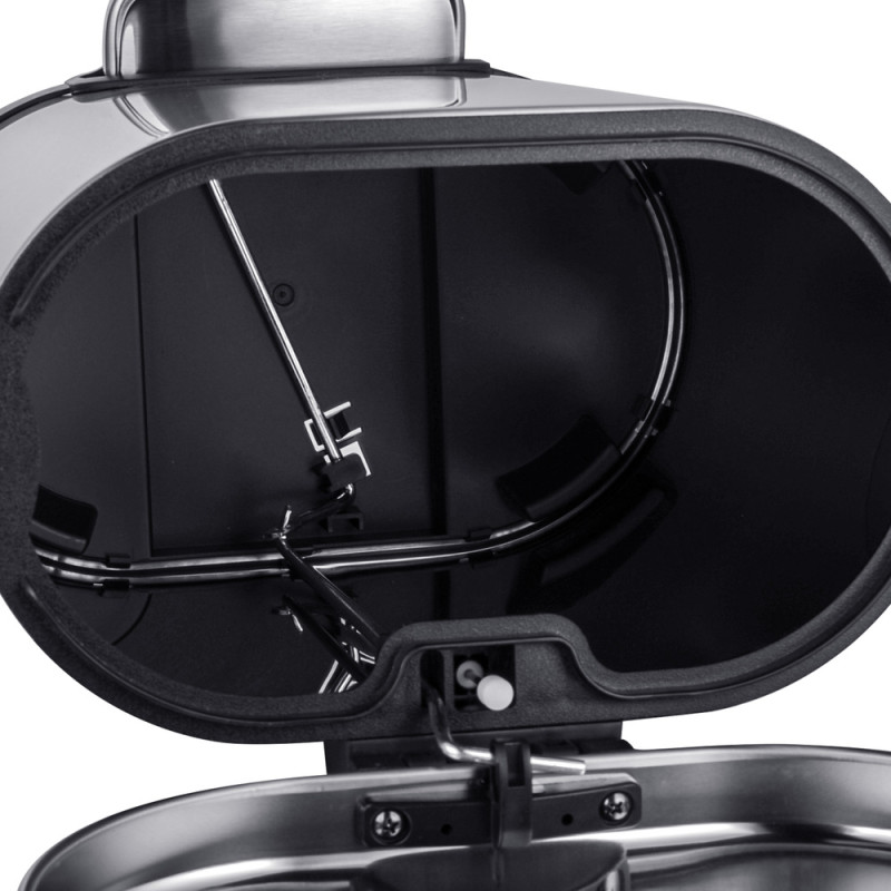 Відро для сміття з плавним закриттям овальне Mixxus Premium Topper-TC0205 SS Color 5л колір нержаві