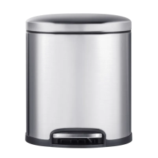 Відро для сміття з плавним закриттям овальне Mixxus Premium Topper-TC0205 SS Color 5л колір нержаві