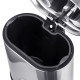 Відро для сміття з плавним закриттям овальне Mixxus Premium Topper-TC0205 SS Color 5л колір нержаві