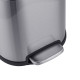 Відро для сміття з плавним закриттям овальне Mixxus Premium Topper-TC0205 SS Color 5л колір нержаві
