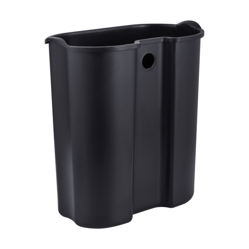 Відро для сміття з плавним закриттям овальне Mixxus Premium Topper-TC0205 SS Color 5л колір нержаві