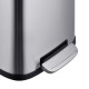 Відро для сміття з плавним закриттям прямокутне Mixxus Premium Style-TC0305 SS Color 5л колір нержа