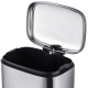 Відро для сміття з плавним закриттям прямокутне Mixxus Premium Style-TC0305 SS Color 5л колір нержа