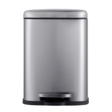Відро для сміття з плавним закриттям прямокутне Mixxus Premium Style-TC0305 SS Color 5л колір нержа