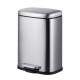 Відро для сміття з плавним закриттям прямокутне Mixxus Premium Style-TC0305 SS Color 5л колір нержа