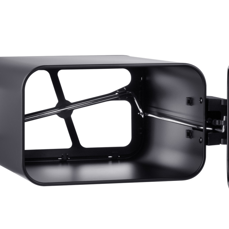 Відро для сміття з плавним закриттям прямокутне Mixxus Premium Quadro-TC0105 Black 5 л колір чорний