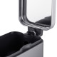 Відро для сміття з плавним закриттям прямокутне Mixxus Premium Quadro-TC0105 SS Color 5л колір нерж