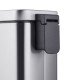Відро для сміття з плавним закриттям прямокутне Mixxus Premium Quadro-TC0105 SS Color 5л колір нерж
