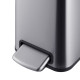 Відро для сміття з плавним закриттям прямокутне Mixxus Premium Quadro-TC0105 SS Color 5л колір нерж