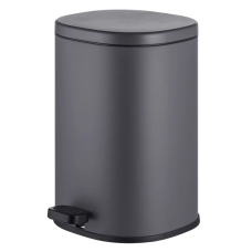 Відро для сміття з плавним закриттям овальне Mixxus Premium Olivary-TC0105 Graphite 5 л колір графі