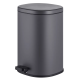 Відро для сміття з плавним закриттям овальне Mixxus Premium Olivary-TC0105 Graphite 5 л колір графі