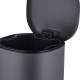 Відро для сміття з плавним закриттям овальне Mixxus Premium Olivary-TC0105 Graphite 5 л колір графі