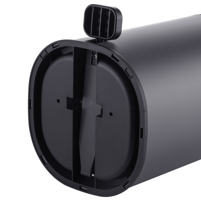 Відро для сміття з плавним закриттям овальне Mixxus Premium Olivary-TC0105 Graphite 5 л колір графі