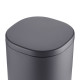 Відро для сміття з плавним закриттям овальне Mixxus Premium Olivary-TC0105 Graphite 5 л колір графі