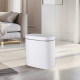 Відро для сміття сенсорне овальне Mixxus Flat-TC0109 White 9 л колір білий (MI7074)