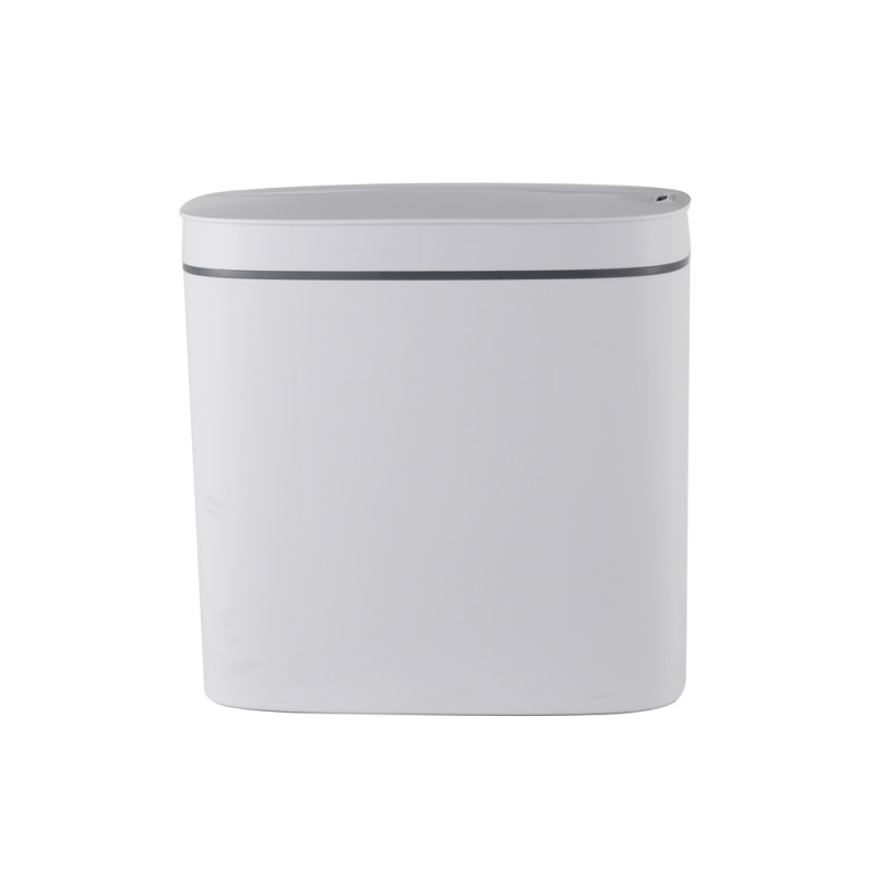 Відро для сміття сенсорне овальне Mixxus Flat-TC0109 White 9 л колір білий (MI7074)