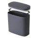 Відро для сміття сенсорне овальне Mixxus Flat-TC0109 Graphite 9 л колір графіт (MI7075)