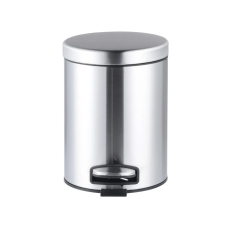 Відро для сміття з плавним закриттям кругле Mixxus Ellipse-TC0205 SS Color 5л колір нержавійка (MI7