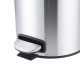 Відро для сміття з плавним закриттям кругле Mixxus Ellipse-TC0205 SS Color 5л колір нержавійка (MI7