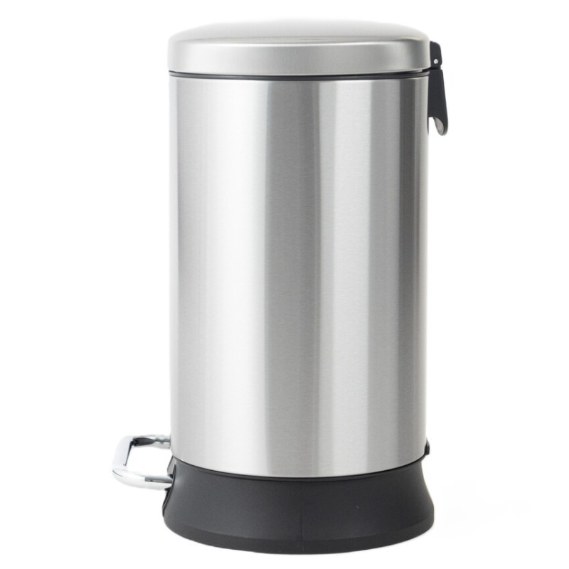 Відро для сміття з плавним закриттям овальне Mixxus Premium Strong-TC0105 SS Color 5л колір наржаві