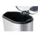 Відро для сміття з плавним закриттям овальне Mixxus Premium Strong-TC0105 SS Color 5л колір наржаві