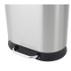 Відро для сміття з плавним закриттям овальне Mixxus Premium Strong-TC0105 SS Color 5л колір наржаві