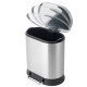 Відро для сміття з плавним закриттям овальне Mixxus Premium Strong-TC0120 SS Color 20л колір наржав