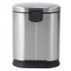 Відро для сміття з плавним закриттям овальне Mixxus Premium Strong-TC0120 SS Color 20л колір наржав