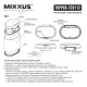 Відро для сміття сенсорне овальне Mixxus Premium Topper-TC0112 White 12л колір білий (MI7082)