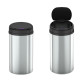 Відро для сміття сенсорне кругле Mixxus Premium Ellipse-TC0109 Chrome-Black 9л (хром-чорне) (MI7083