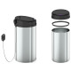 Відро для сміття сенсорне кругле Mixxus Premium Ellipse-TC0109 Chrome-Black 9л (хром-чорне) (MI7083
