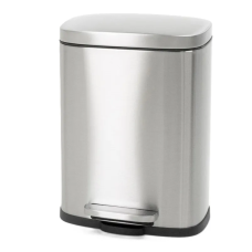 Відро для сміття з плавним закриттям прямокутне Mixxus Bevel-TC0105 SS Color 5л колір наржавійка (M