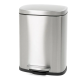 Відро для сміття з плавним закриттям прямокутне Mixxus Bevel-TC0105 SS Color 5л колір наржавійка (M