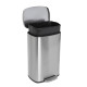 Відро для сміття з плавним закриттям прямокутне Mixxus Bevel-TC0105 SS Color 5л колір наржавійка (M