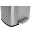 Відро для сміття з плавним закриттям прямокутне Mixxus Bevel-TC0112 SS Color 12л колір наржавійка (