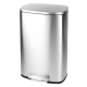 Відро для сміття з плавним закриттям прямокутне Mixxus Bevel-TC0112 SS Color 12л колір наржавійка (