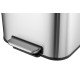Відро для сміття з плавним закриттям прямокутне Mixxus Cubic-TC0105 SS Color 5л колір наржавійка (M