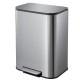 Відро для сміття з плавним закриттям прямокутне Mixxus Cubic-TC0105 SS Color 5л колір наржавійка (M