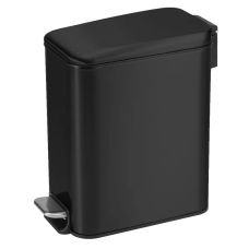 Відро для сміття з плавним закриттям прямокутне Mixxus Diverse-TC0312 Black 12л колір чорний (MI709