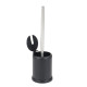 Йоржик для унітазу підлоговий Mixxus Topper-TB0201 Black колір чорний (MI7095)