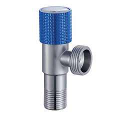 Кран для підключення сантехприладів Mixxus VAL-10-1/2x3/4 з нерж. сталі SUS304 (синій) (MI7099)