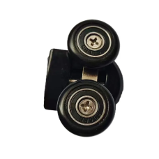 Ролики для душових кабін подвійні колеса MIXXUS PREMIUM ROLLERS SCP01-1 BLACK верхні (23mm для DIVE