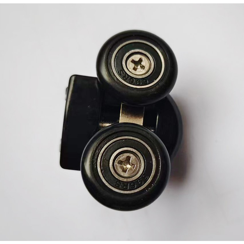 Ролики для душових кабін подвійні колеса MIXXUS PREMIUM ROLLERS SCP01-1 BLACK верхні (23mm для DIVE